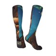 thumbnail image 5 of Lsque Squirrel Sleeping In Tree Printed Crew Socks Men's Women's LightWeight Thin Casual Calf Socks ,Knee High Socks,Cotton Socks, 5 of 9