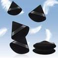 thumbnail image 5 of 6 PCS Powder Puffs, Pure Velour Soft Triangle Wedge Makeup Powder Puff for Loose Powder Mineral Powder Body Powder Wet Dry Cosmetic Foundation Sponge Makeup Tool (Black), 5 of 5