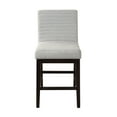 thumbnail image 6 of ACME Edwyn Counter Height Chair (Set-2) in Gray Linen & Espresso, 6 of 6