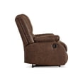 thumbnail image 6 of Signature Design by Ashley Bladewood Faux Leather Upholstered Manual Zero Wall Recliner, Brown, 6 of 8