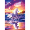 thumbnail image 1 of Kits de pintura de diamantes 5d Diy Taladro completo para niños adultos, Caballo blanco Diamante de imitación Bordado Punto de cruz Artes y manualidades Pintura en lienzo por número, 1 of 5