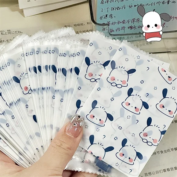 Pochacco 2 x 3 inches Mini bags Sanrio Anime Cute Snack Sticker Diy Accessories Storage Gifts Packing Bag Toys Girls