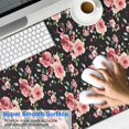 thumbnail image 2 of Long Mouse Pads for Desk,Pioneer Flower Floral Print Pattern Desk Mats on Top Of Desks, Desk Mouse Pad Extra Large with 3mm Non-Slip Base and Stitched Edge for Gaming,Office,Work,Home 47.3"x23.6", 2 of 6