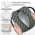thumbnail image 6 of YFYANG Portable Waterproof Insulated Lunch Bag, Cartoon Sun Stars Pattern Reusable Cooler Bag / Picnic Bag for Adults Teens, 6 of 9