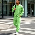 thumbnail image 5 of HAJWOH Sweatsuits for Mens Long Sleeve Crewneck Sweatshirt and sweatpants Tracksuit for Spring and Fall, 5 of 5