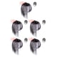thumbnail image 3 of Guardurnaity Air Bangs Invisible Sin costuras Postizos Fibra de alta temperatura Mujeres Fringe Peinado Accesorios para boda diario No.1 No.1 5piezas, 3 of 6