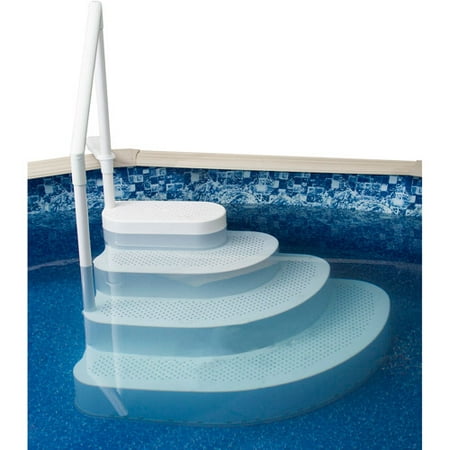 Blue Wave Wedding  Cake  Above Ground Pool  Step  Walmart com