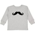 thumbnail image 3 of Inktastic Mustache Boys or Girls Long Sleeve Toddler T-Shirt, 3 of 5