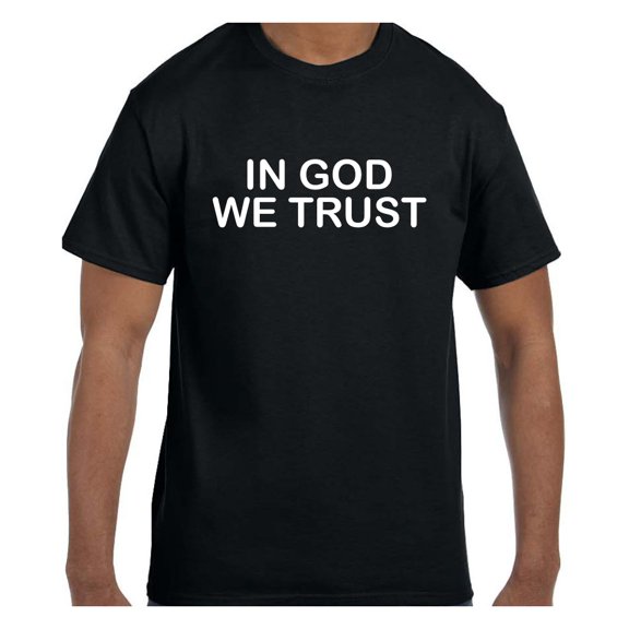 Christian Religous Tshirt In God We Trust