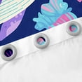 thumbnail image 3 of Erosebridal Whale Jellyfish Curtains for Living Room,Marine Animal 30%-50% Blackout Curtains Set of 2 (38x45),Curtains Pack of 2 (38x45),Ocean Theme Decoration, 3 of 6