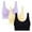 Yellow1, variant on yillto Women's 3 Pack Seamless Bras Plus Size Comfortable Sports Bra Wireless Full Coverage Bralettes