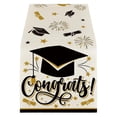 thumbnail image 2 of FENGGHAO Class of 2026 Graduation Table Runner Congrats Grad College High School Party Decor Linen-Like Polyester 13x72 Inch, 2 of 7