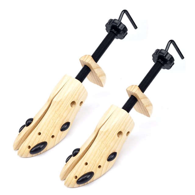 Hormas de madera para zapatos ajustables en 4 direcciones longitud y ancho para hombres y mujeres