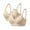 Beige, variant on fatyb Women's 2 Pack Everyday Bras No Underwire Supportive Bras Full Coverage Comfort Bras for Women