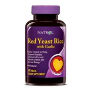 Natrol Red Yeast Rice with Garlic, 60 Ct