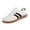 White, variant on Willtoo Polka Dot Sneakers Women Lace Up Flat Polka Dot Sneakers Low Profile Round Toe Dotted Sneaker