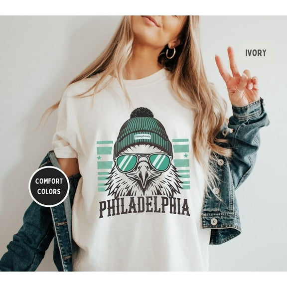 Simple Fit Philadelphia Football Unisex T-Shirt, Birds Tee, Game Day Shirt, Philly Sports Fan Gift, Vintage Style Shirt All Size S-5Xl