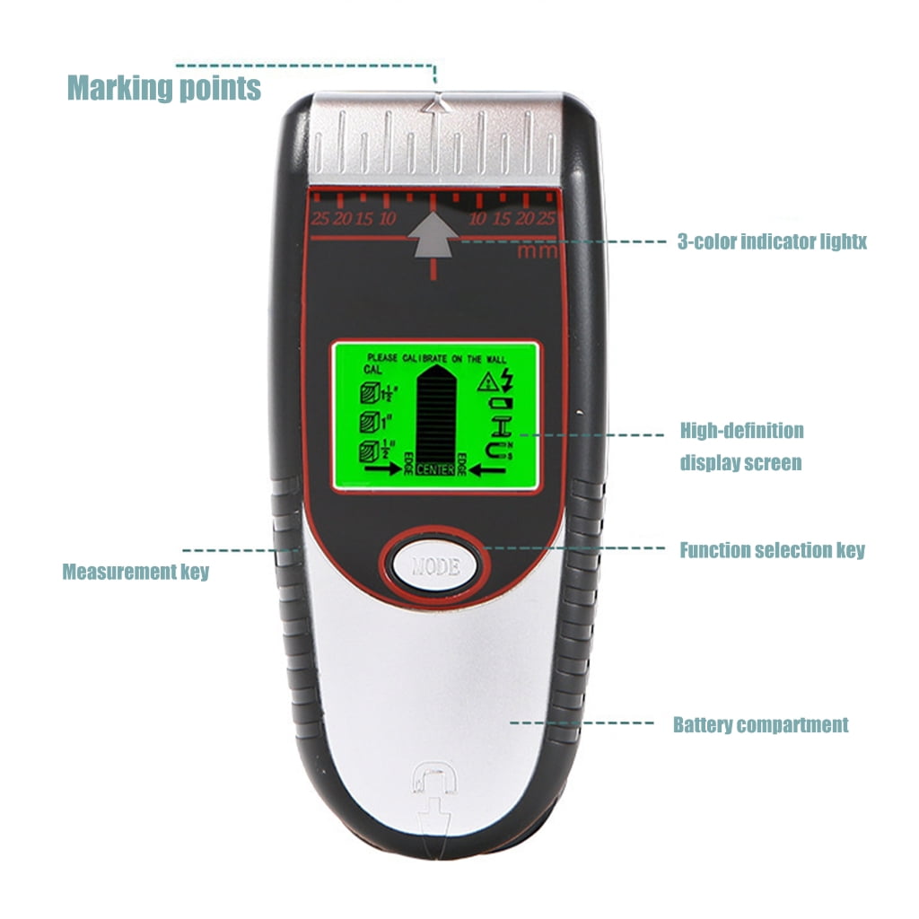 Handheld Wall Scanner Studs Finder Detectors with Low Battery and LED Indication