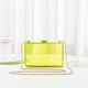 thumbnail image 4 of Bolsos de mujer acrílicos, bandolera tridimensional transparenteamarillo, 4 of 5