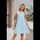 thumbnail image 5 of Vestido de Verano para Mujer, Color Azul , Talla XXL, 5 of 10