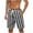Black, variant on Maean Men Plaid Shorts Big and Tall Elastic Waist Shorts Swimwear Bathing Beach Vacation Shorts with Pockets