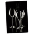 thumbnail image 2 of Black and White Wine Bottle & Glasses Adult Decor; 1 - 24" x 36" Stretched Canvas, 2 of 4