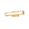 thumbnail image 4 of Lámpara LED de pared Living District Aden, 16 pulgadas, oro satinado, 4 of 9
