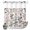 Navy Blue Purple Beige, variant on No Hook Shower Curtain, Black Grey Botanical Shower Curtains for Bathroom with See Through Top Window, Rustic Country Spring Floral Summer Leaf Waterproof & Washable Bath Curtain Narrow 54"x78"