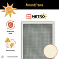 thumbnail image 2 of Window Screen Frame Small Kit, Almond, 3/8" x 3/4”, 10 Sticks 72”, 25 Corners, 60ft Spline, 2 of 8