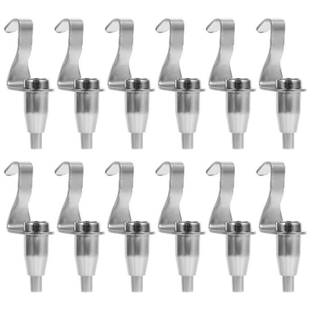 

12pcs Picture Rail Hooks Professional Wire Rope Hooks Picture Display Hanger Hooks