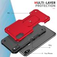 thumbnail image 2 of JTCASES for iPhone XS/X Case, Support Wireless Charging Non-slipping 2-Layer Shockproof Drop Resistant Lens Protection Heavy Duty Protective Slim Shell, Red, 2 of 7