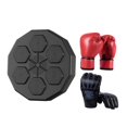 thumbnail image 4 of Máquina de boxeo Zulema con música ligera RGB equipo de boxeo con objetivo de pared para adultos con 2 pares de guantes para practicar karat Mano negro, 4 of 8