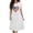 Z White, variant on Bovxnpu Independence Day Womens Nightgowns Sleepshirts Nightshirts Pajama Dress Midi Dress Plus Size Print Crew Neck Sleepwear