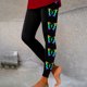 thumbnail image 1 of WILLBEST Leggings de Yoga Estampados Para Mujer, Mallas de Cintura Alta Para Entrenamiento, Pantalones Deportivos Elásticos Cómodos Con Ajuste de Control Mediana, 1 of 4