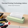 thumbnail image 4 of Impresora portátil inalámbrica Rongta para viajes, impresora térmica pequeña sin tinta con Bluetooth de 300 ppp para oficina, escuela y hogar. Compatible con Android, iOS y portátiles. Tamaño carta (8, 4 of 5