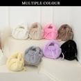 thumbnail image 7 of Women's Winter Mini Faux Fur Wallet Y2K Faux Fur Shoulder Bag Faux Fur Handbag Faux Fur Bag, 7 of 7