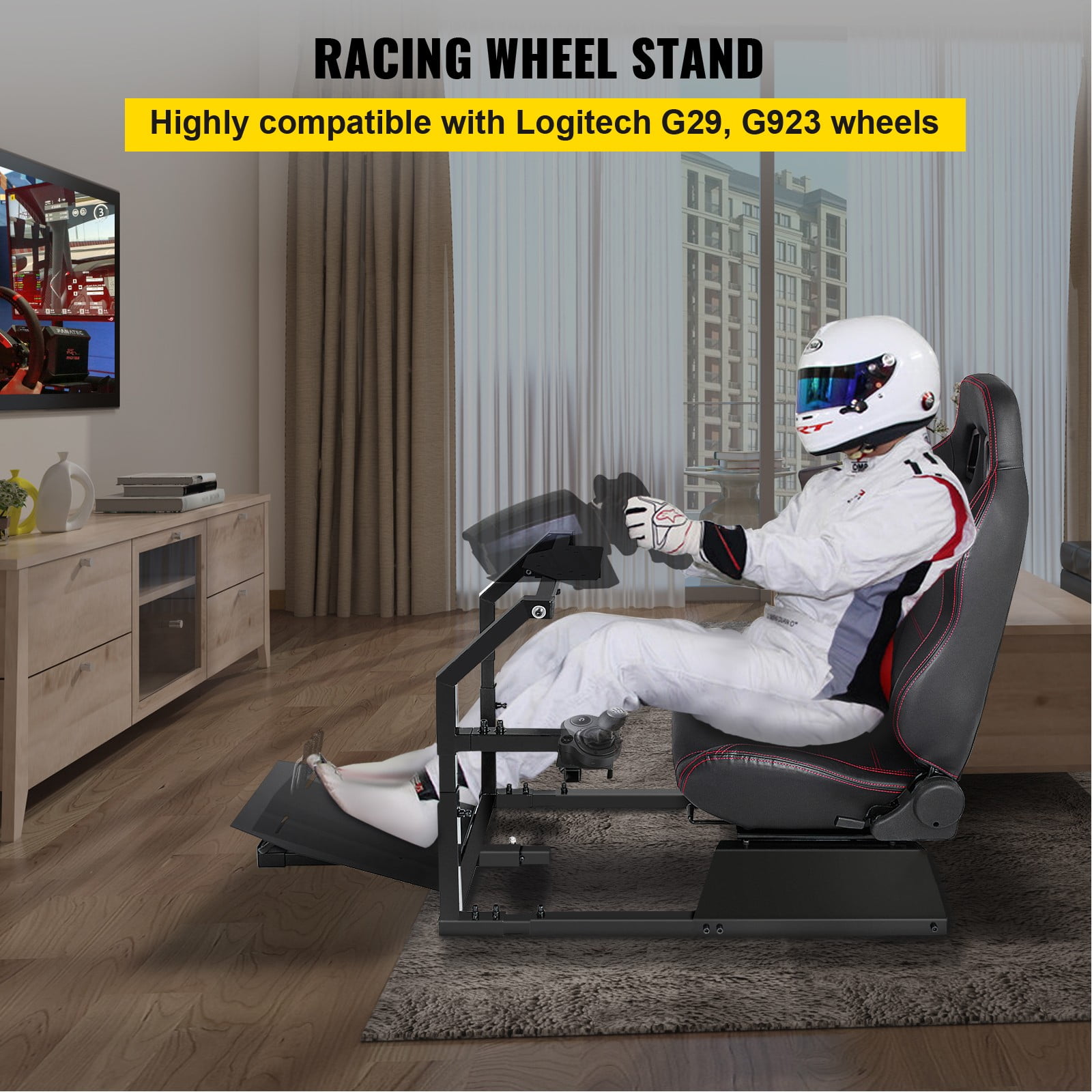 Aluminum Gaming Driving Rig Racing Sim Simulator Cockpit For PS4 PS5 Xbox  PC G25 G27 G29 G920 Car GTR Simracing Seat - China Racing Steering Wheel  Stand and Driving Simulator price