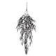 thumbnail image 3 of Cesta colgante de enredadera de flor de rosa artificial | Arreglo floral falso simulado | Caña de 75cm | 12 puntas | Decoración de montaje en pared para sala de estar, dormitorio, patio | Decoración, 3 of 9