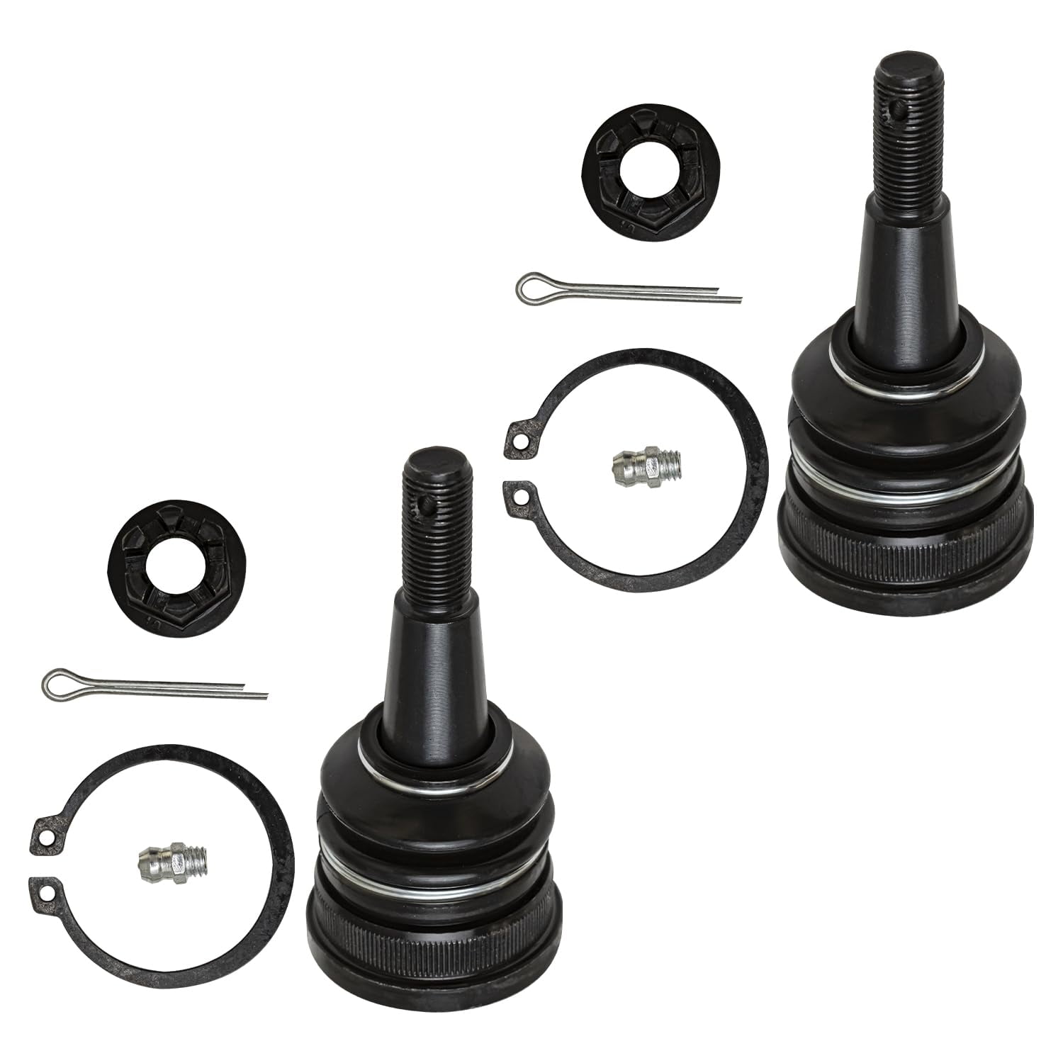 Detroit Axle - Front 4pc Ball Joints for Chevy Silverado GMC Sierra 1500 Tahoe Suburban Yukon XL Cadillac Escalade ESV, 4 Upper & Lower Ball Joints Replacement