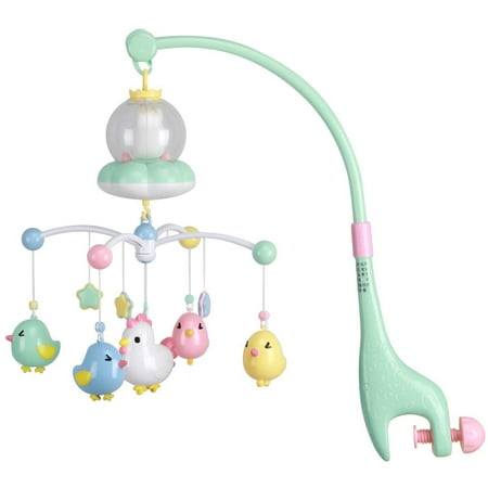 Otviap Touch Control Volume Adjustable Rotating Baby Crib Bed Head