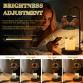 thumbnail image 4 of Candle Warmer Lamp with Timer, Highland Cow Paintings Farmhouse Cattle Daisy Long Fur Non-slip Wireless Remote Control Wax Melts Warmer with 4 Bulbs for Home Office Dorm, Birthday Gifts for Women, 4 of 7