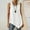 White, variant on Babysbule Womens Summer Tops Women's Ladies V Neck Loose Tops Casual Solid Color Irregular T-Shirt Sleeveless Vest Blouse
