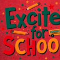 thumbnail image 3 of CafePress - Excited For School T Shirt – Fun & Motivational Men's Football T Shirt - Mens Football Shirt, 3 of 4