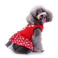 thumbnail image 5 of Skksst Pet Christmas Costume Dog Gril Xmas Holiday Tulle Tutu Dress Cat Puppy Apparel, 5 of 7