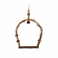 thumbnail image 2 of Natural Wooden Parrot Swing For Birds Chewing Activity Play Stand With Ladder And, 2 of 4