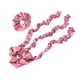 thumbnail image 5 of Rizador de pelo sin calor con coletero, diadema, rodillos para dormir, herramienta de peinado, color rosa, 5 of 14