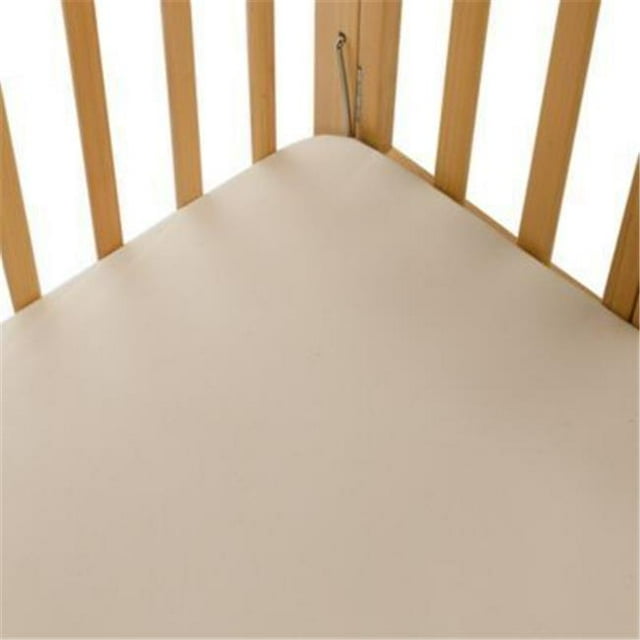 Gotcha Drap de Lit Crib Pur Équipé Covered&44; Naturel - 28x52 - 1 Paire