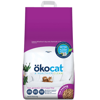 okocat Natural Wood Cat Litter for Sensitive Paws, Unscented, 15.8