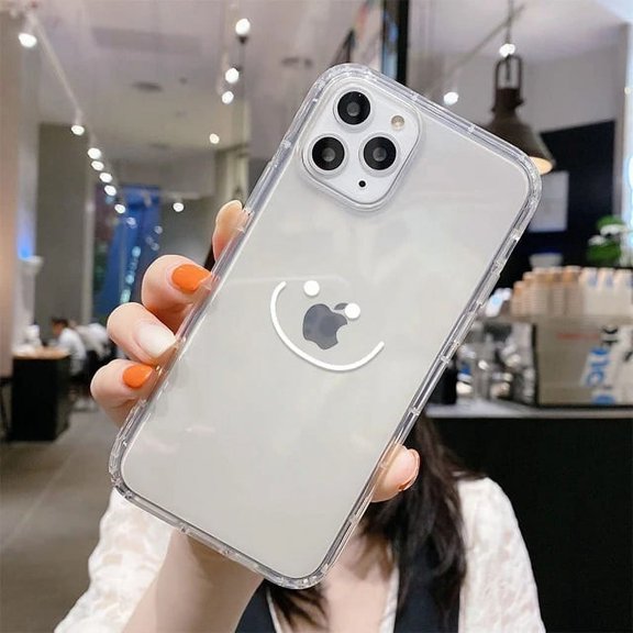 Clear Phone Case For iPhone 15 Case iPhone 13 14 11 12 15 Pro Max 12 13 Mini XR X XS Max 7 8 Plus SE Shockproof Love Heart Cover Gift CYH