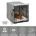 thumbnail image 6 of MidWest Homes for Pets, 30-inch Dog Crate Cover, QuietTime Defender Series Covella Crate Cover, Gray, 6 of 9